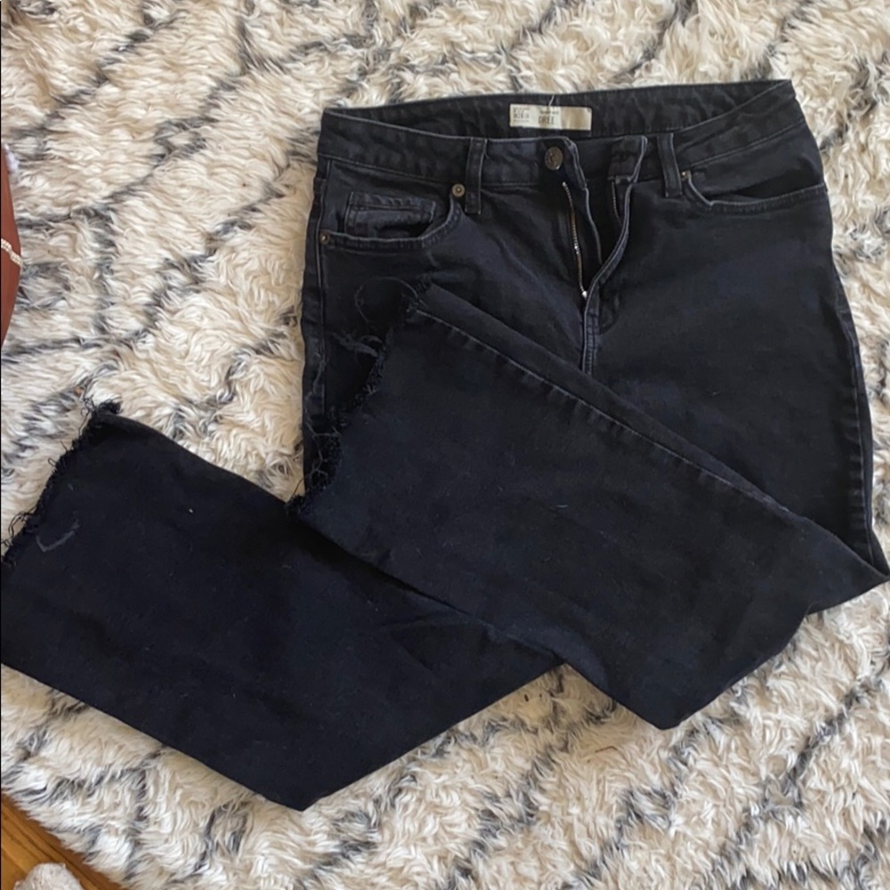 Topshop Dree Kickflare Jeans